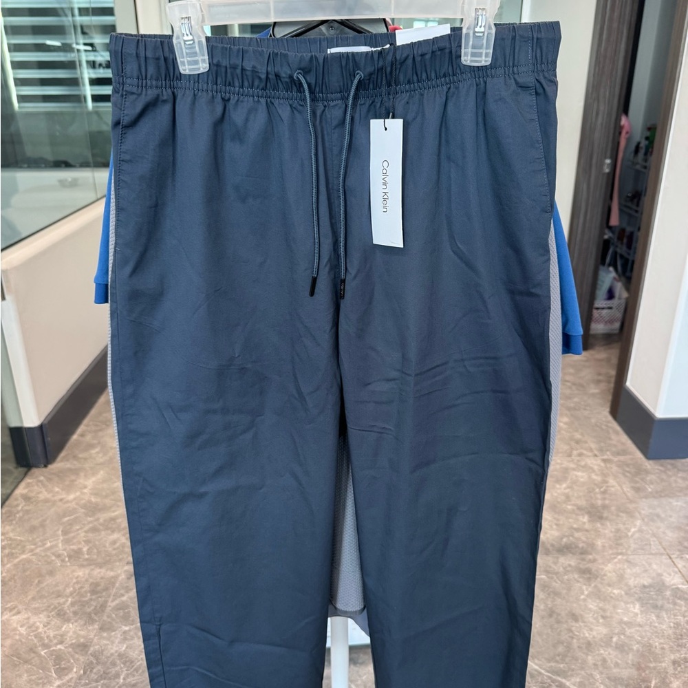 BRAND NEW W/ TAGS! Calvin Klein Men's Dark Blue Drawstring Pants